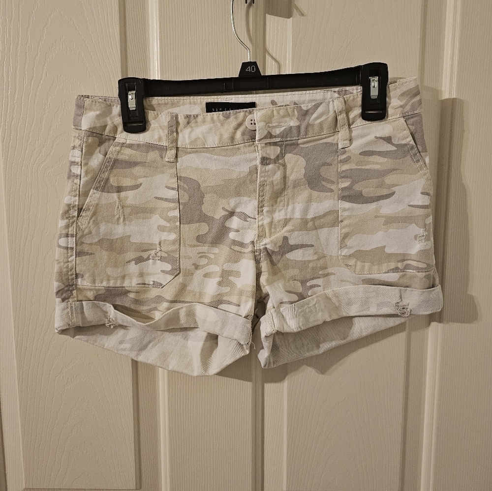 SANCTUARY Womens Light Camo Shorts Size 27